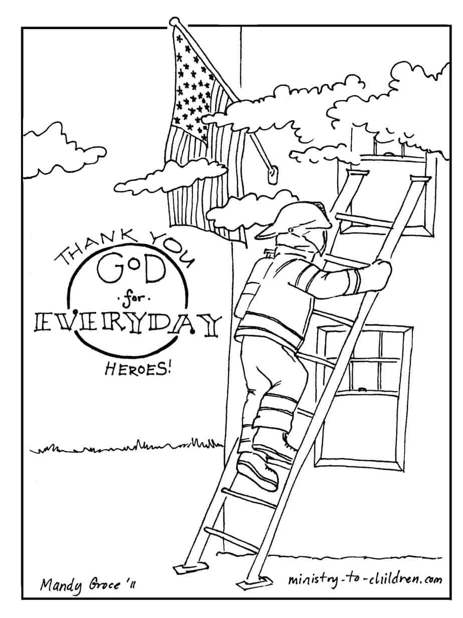 Everyday Heroes Coloring Book (FREE) 8-Page PDF Download - Sunday School Store