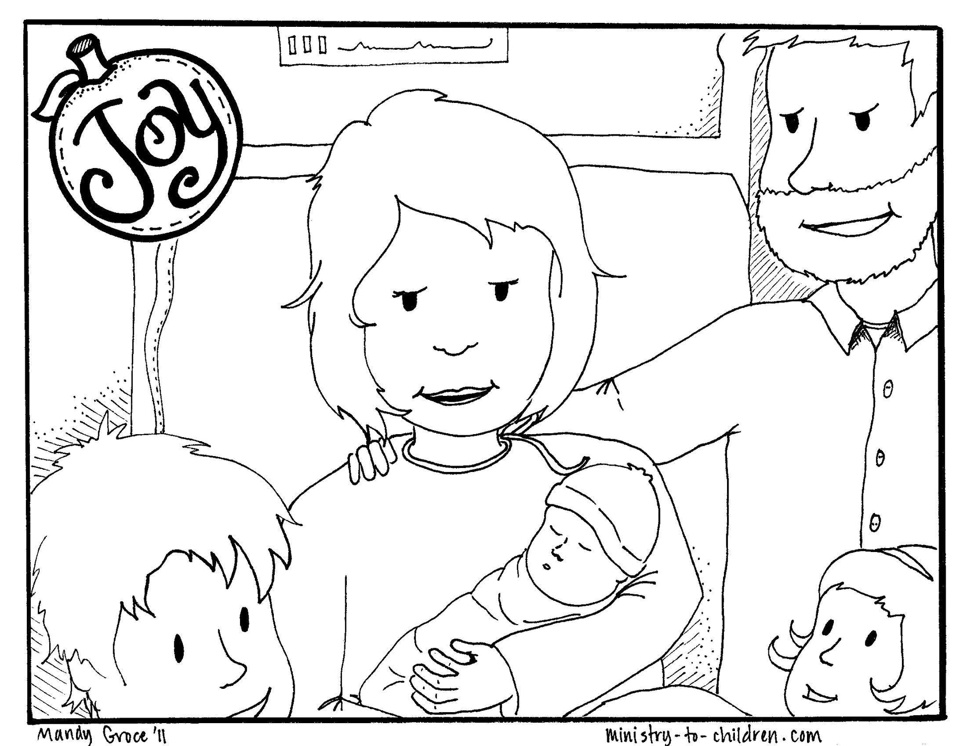 The Fruit of the Spirit Coloring 10-Page Download - Sunday School Store