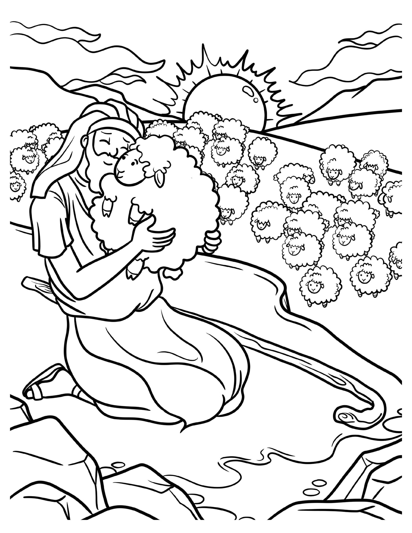 Valentine's Day Printable Bundle (free download) Coloring and Lesson Activities - Sunday School Store