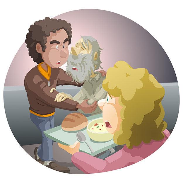 The Rich Man and Lazarus (Luke 16:19-31) Printable Bible Lesson & Sunday School Activities - Sunday School Store