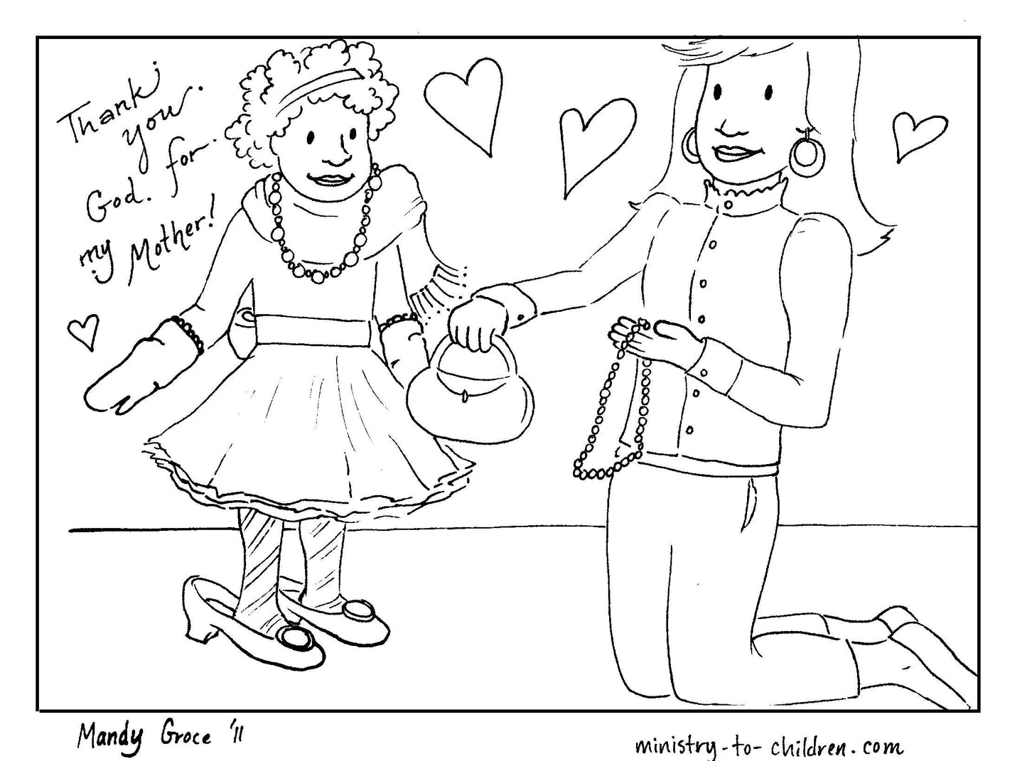 Mother's Day Coloring Bundle 10 pages (download only) - Sunday School Store