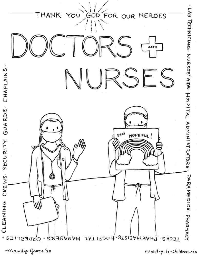 Everyday Heroes Coloring Book (FREE) 8-Page PDF Download - Sunday School Store