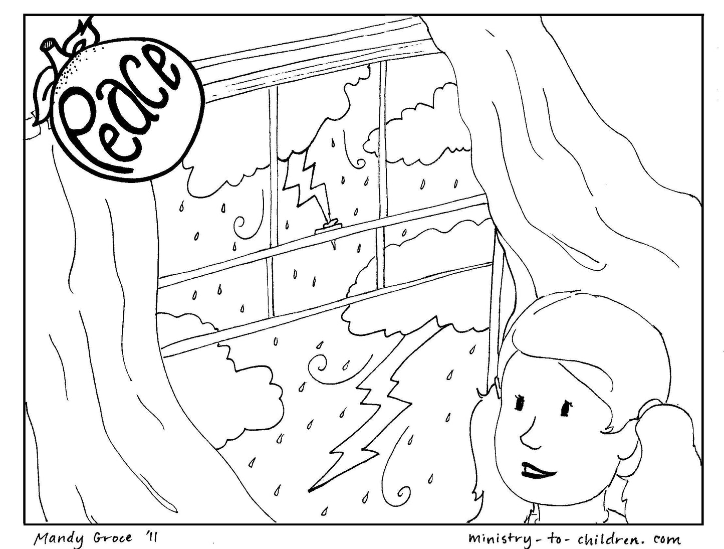The Fruit of the Spirit Coloring 10-Page Download - Sunday School Store