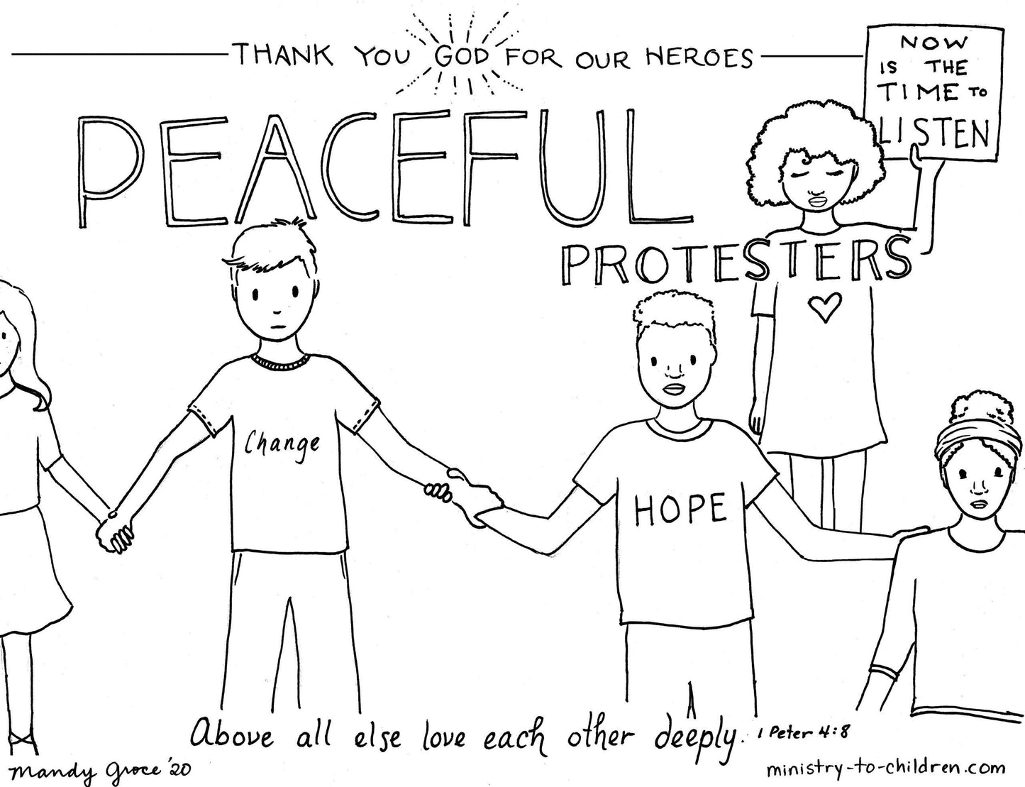 Everyday Heroes Coloring Book (FREE) 8-Page PDF Download - Sunday School Store