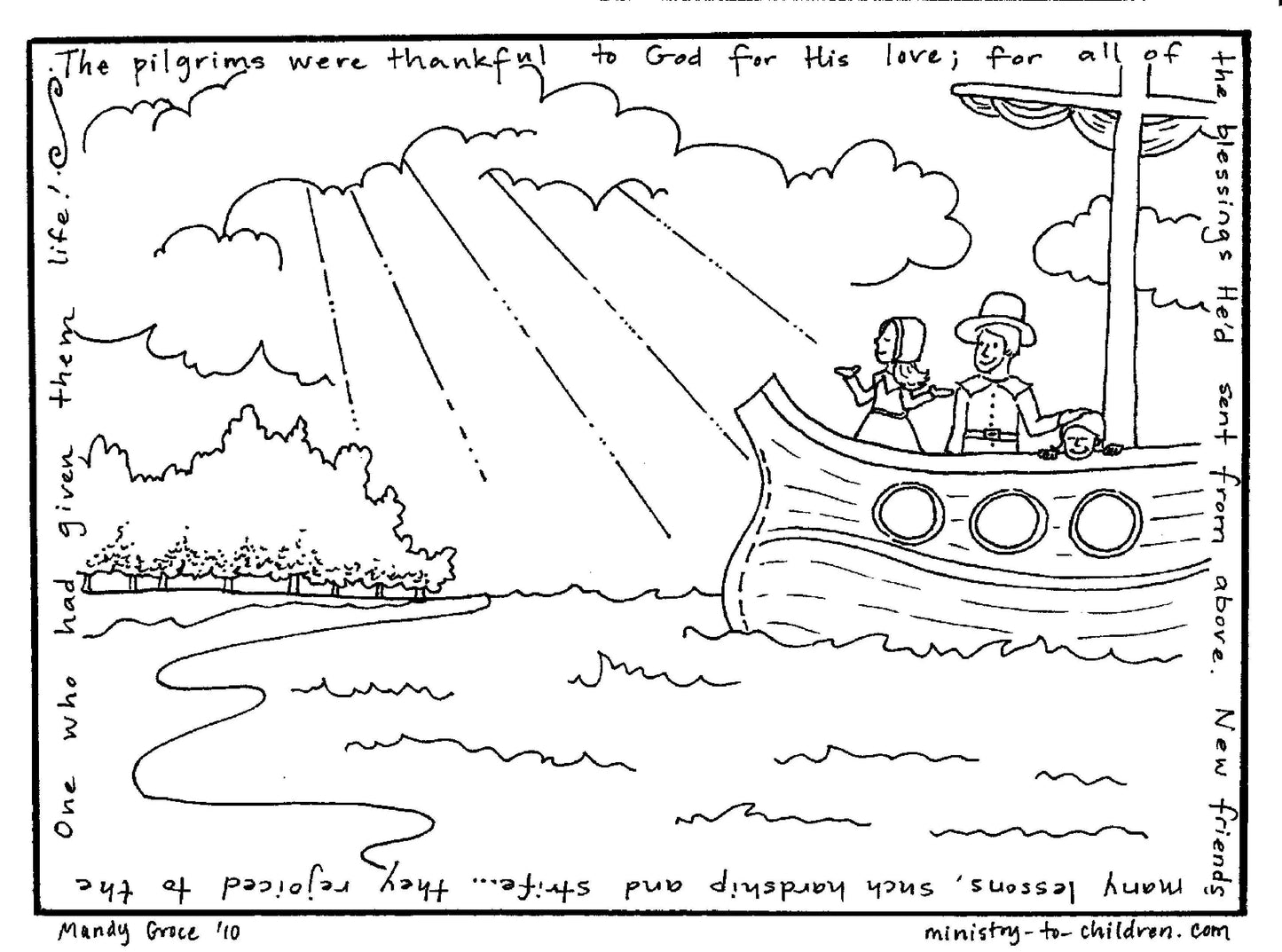 Thanksgiving Coloring Pages (FREE) 8-Page PDF Download - Sunday School Store
