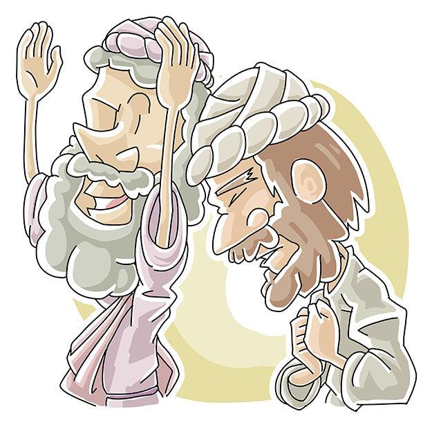 The Pharisee and the Tax Collector (Luke 18:9-14) Printable Bible Lesson & Sunday School Activities - Sunday School Store