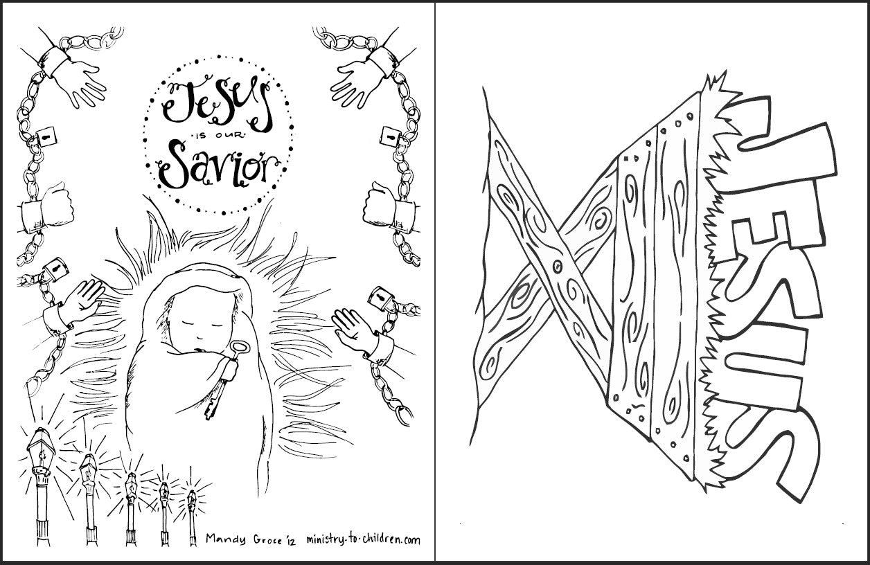 The Birth of Jesus Christ (Luke 2:1-20) Printable Christmas Bible Lesson & Sunday School Activities