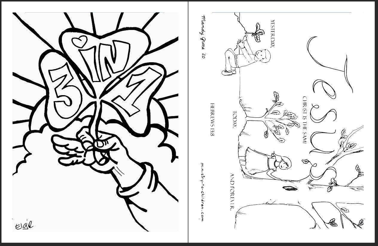 The Trinity: God is Three in One. Printable Bible Lesson & Sunday School Activities - Sunday School Store