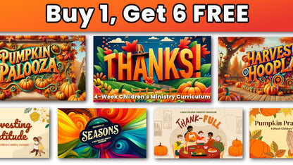 Ended 10/18/24 ⏰ 2024 Pumpkin Bundle Deal - Fall Children's Ministry Curriculum