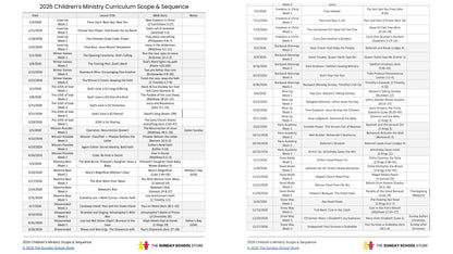 52-Week Sunday School Curriculum Bundle (New for 2026)