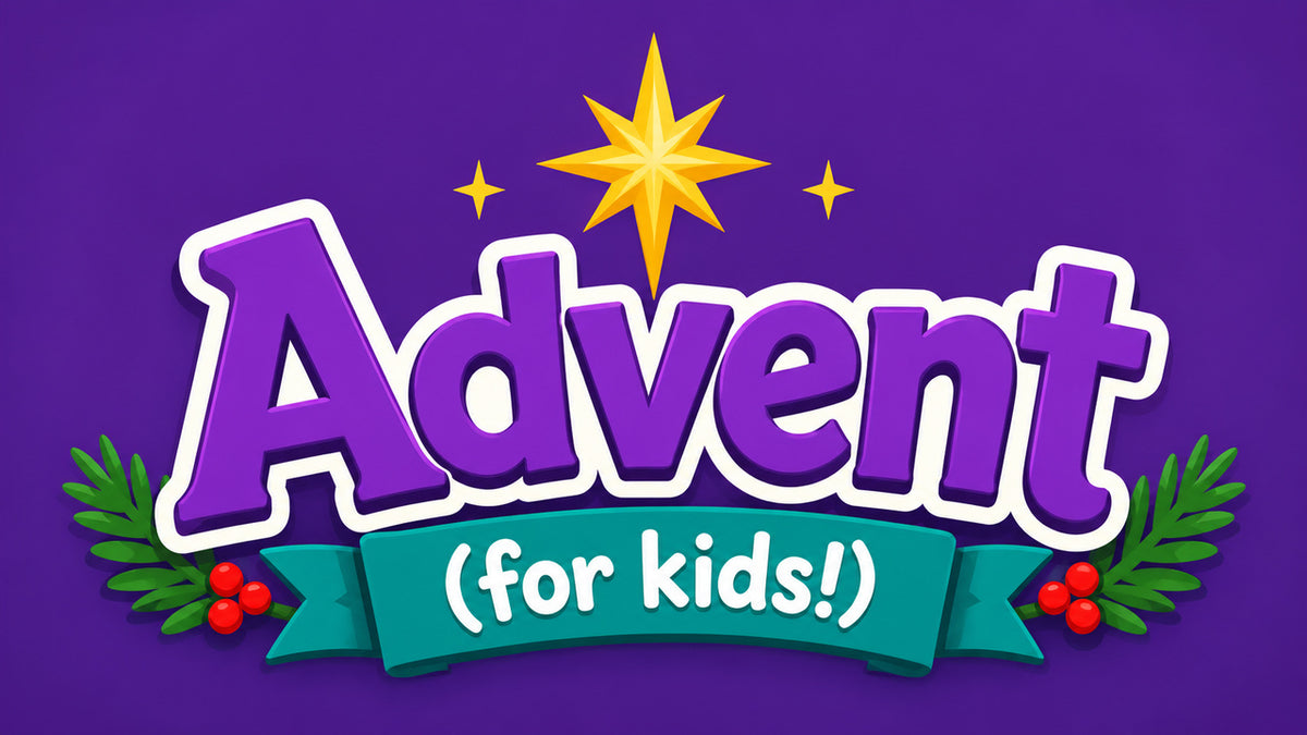 Advent for Kids 5-week Sunday school curriculum for Advent and Christmas title graphic