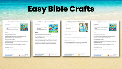 Bible Beach Club PreK 4-Week Preschool Curriculum (ages 3-5)