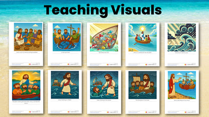 Bible Beach Club PreK 4-Week Preschool Curriculum (ages 3-5)