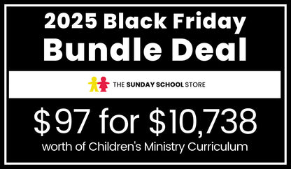$97 for $10,738 Worth of Children's Ministry Curriculum🚨 Black Friday Bundle Deal