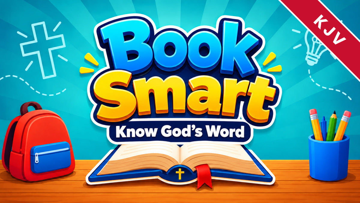 Book Smart 5-Week Children's Ministry Curriculum for kids and preschool, Know God's Word, King James Version (KJV) edition