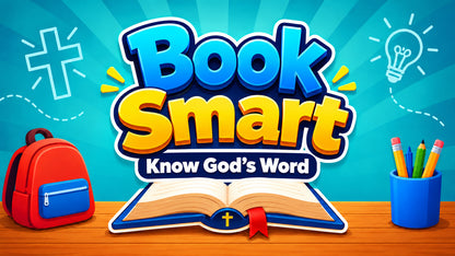 Book Smart 5-Week Children's Ministry Curriculum for kids and preschool, Know God's Word
