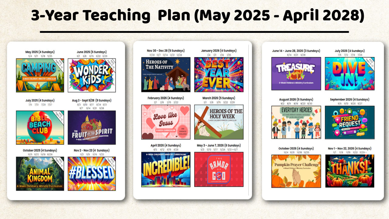 The Everything Bundle: $997 for 10 Years of Children’s Ministry Curriculum