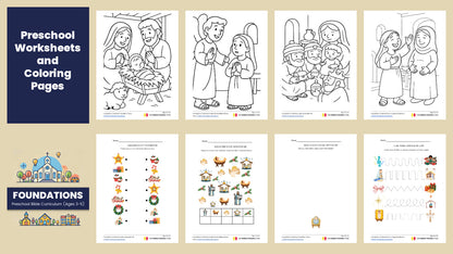 FOUNDATIONS: Preschool Bible Curriculum (Ages 3-5 Years Old)