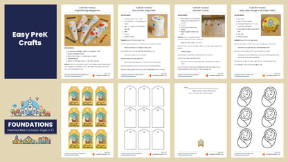 FOUNDATIONS: Preschool Bible Curriculum (Ages 3-5 Years Old)