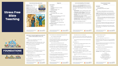 FOUNDATIONS: Preschool Bible Curriculum (Ages 3-5 Years Old)