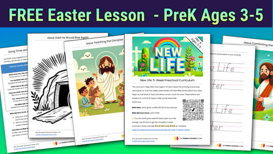 God Has a Plan for Me (Mark 8:31-38) Free Preschool Bible Lesson for Easter