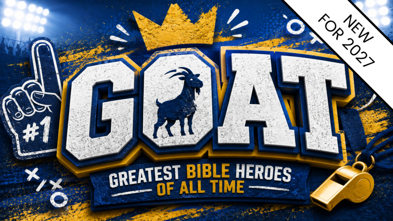 GOAT 5-Week Children's Ministry Curriculum for kids and preschool — new for 2027
