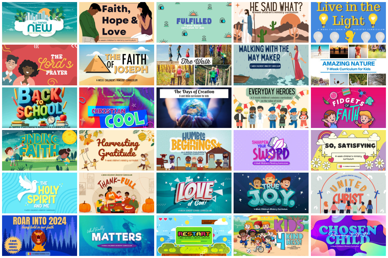The Sunday School Store Kids Sunday School Curriculum & Bible Lessons