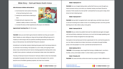 Wonder Kids: 5-Week Children's Ministry Curriculum (ages 6-12)