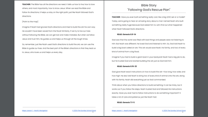 Noah's Navigation (Free Lesson on Following God)