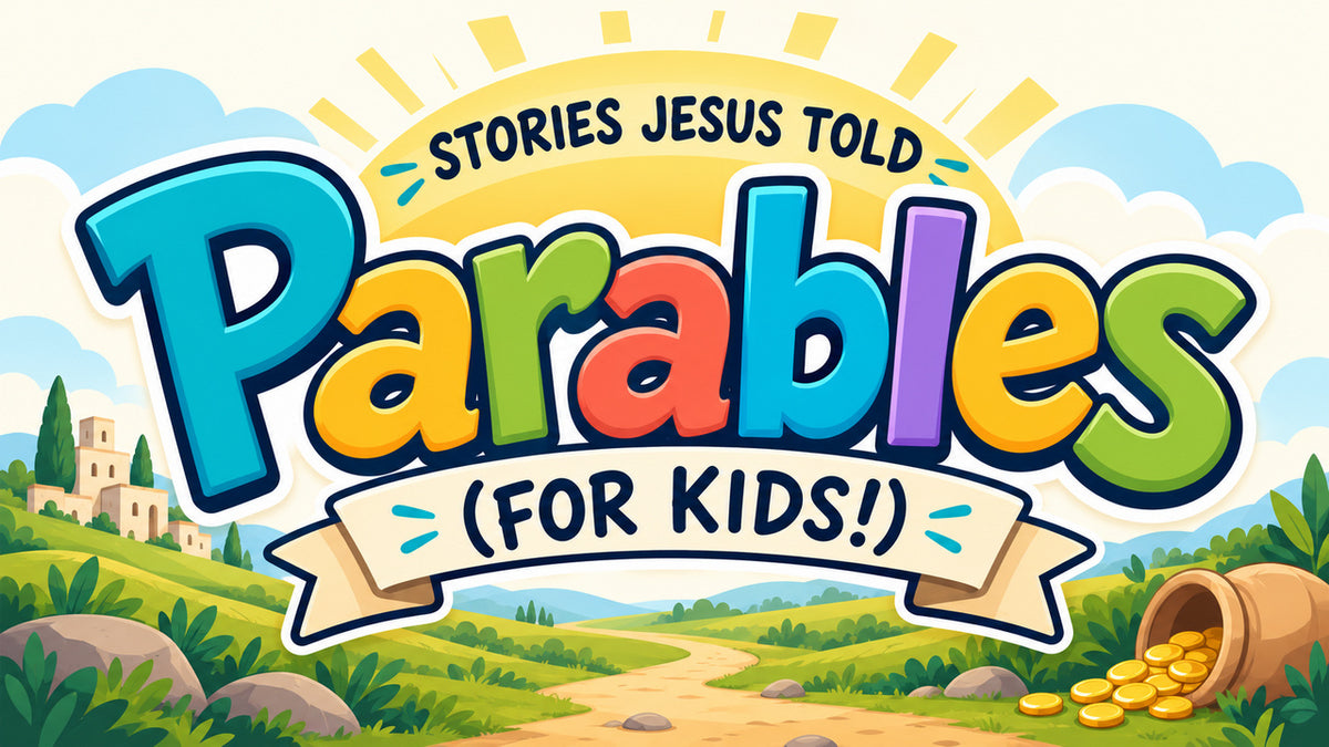 Parables for Kids 5-Week Children's Ministry Curriculum for kids and preschool, Stories Jesus Told