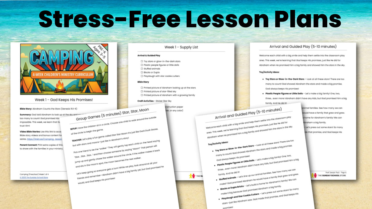 FREE Pre-K  Curriculum 6-Week Sample Pack (ages 3-5)