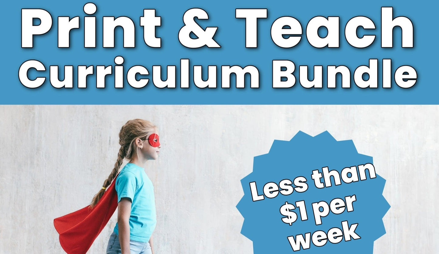 Print & Teach ⏩ Sunday School Curriculum Bundle Deal