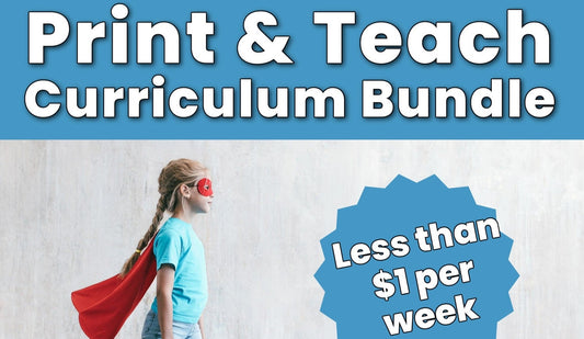Print & Teach ⏩ Sunday School Curriculum for Kids (Bundle Deal)