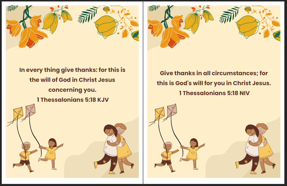 Harvesting Gratitude 4-Lesson Sunday School Curriculum for Kids