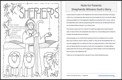 Heroes of the Nativity 5-Lesson Sunday School Curriculum for Kids