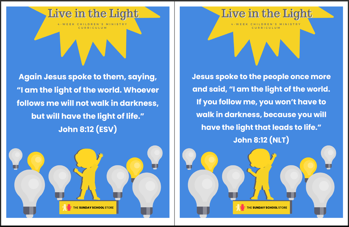 Live the Light: 4-Week Children's Ministry Curriculum