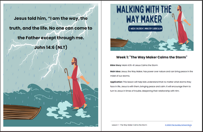 Walking with the Way Maker: 5-Lesson Sunday School Curriculum for Kids Ministry