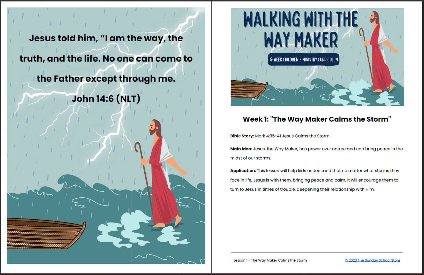 Walking with the Way Maker: A New Journey Begins in Children's Ministry -  Ministry-To-Children Sunday School Curriculum