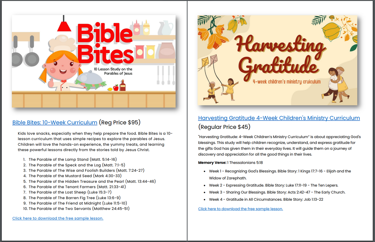 59-Week Children's Ministry Curriculum Deal ⏰ The 2023 Pumpkin Bundle