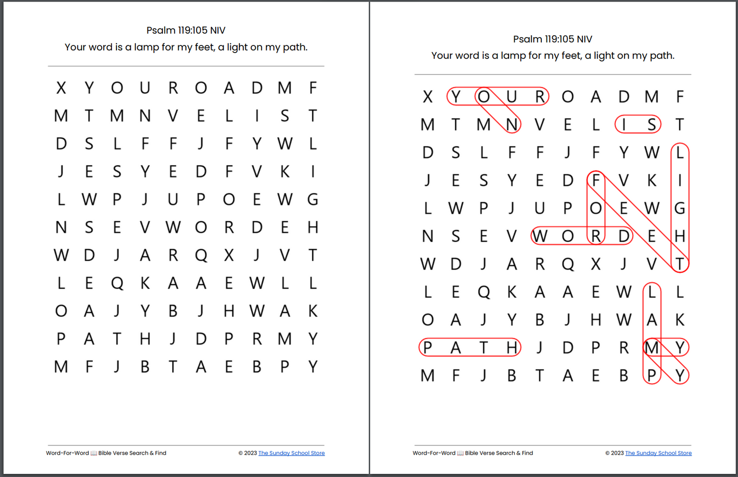 25 Free Bible Word Search Puzzles [PDF Printable Download]