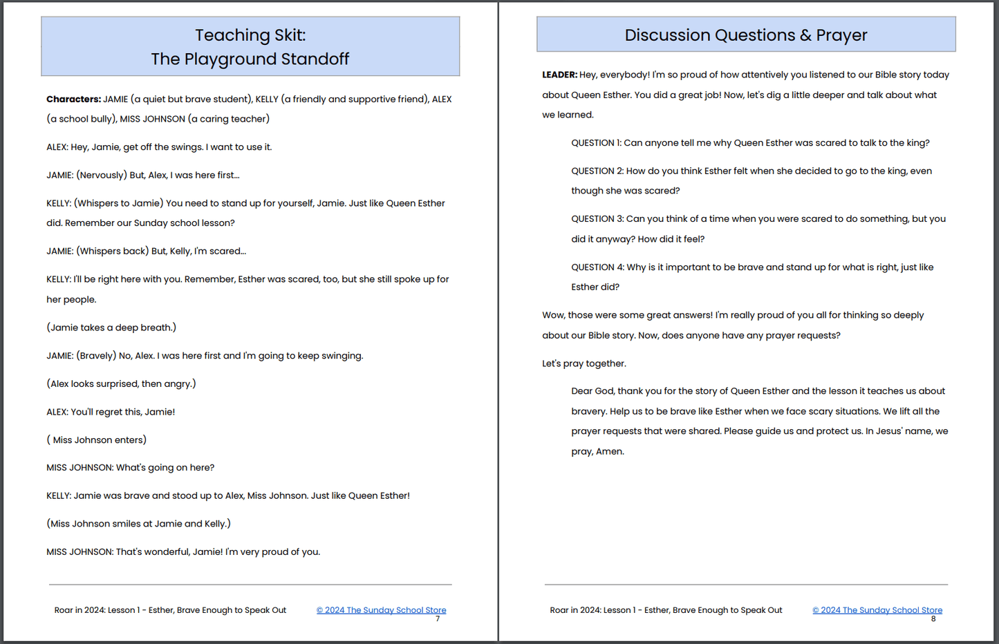 Roar into 2024 🦁 4-Lesson New Year's Curriculum for Children's Ministry