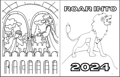 Roar into 2024 🦁 4-Lesson New Year's Curriculum for Children's Ministry
