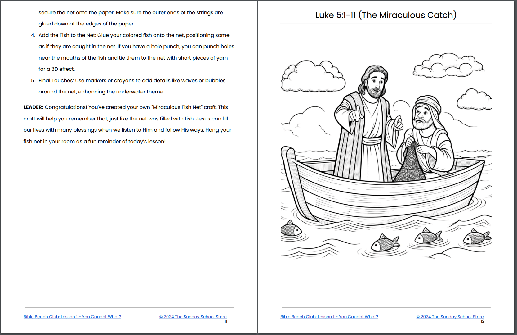 Bible Beach Club: 4-Week Children's Ministry Curriculum (ages 6-12)
