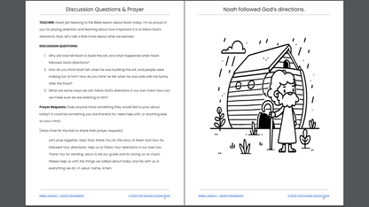 Maps: 4-Week Sunday School Curriculum for Children’s Ministry