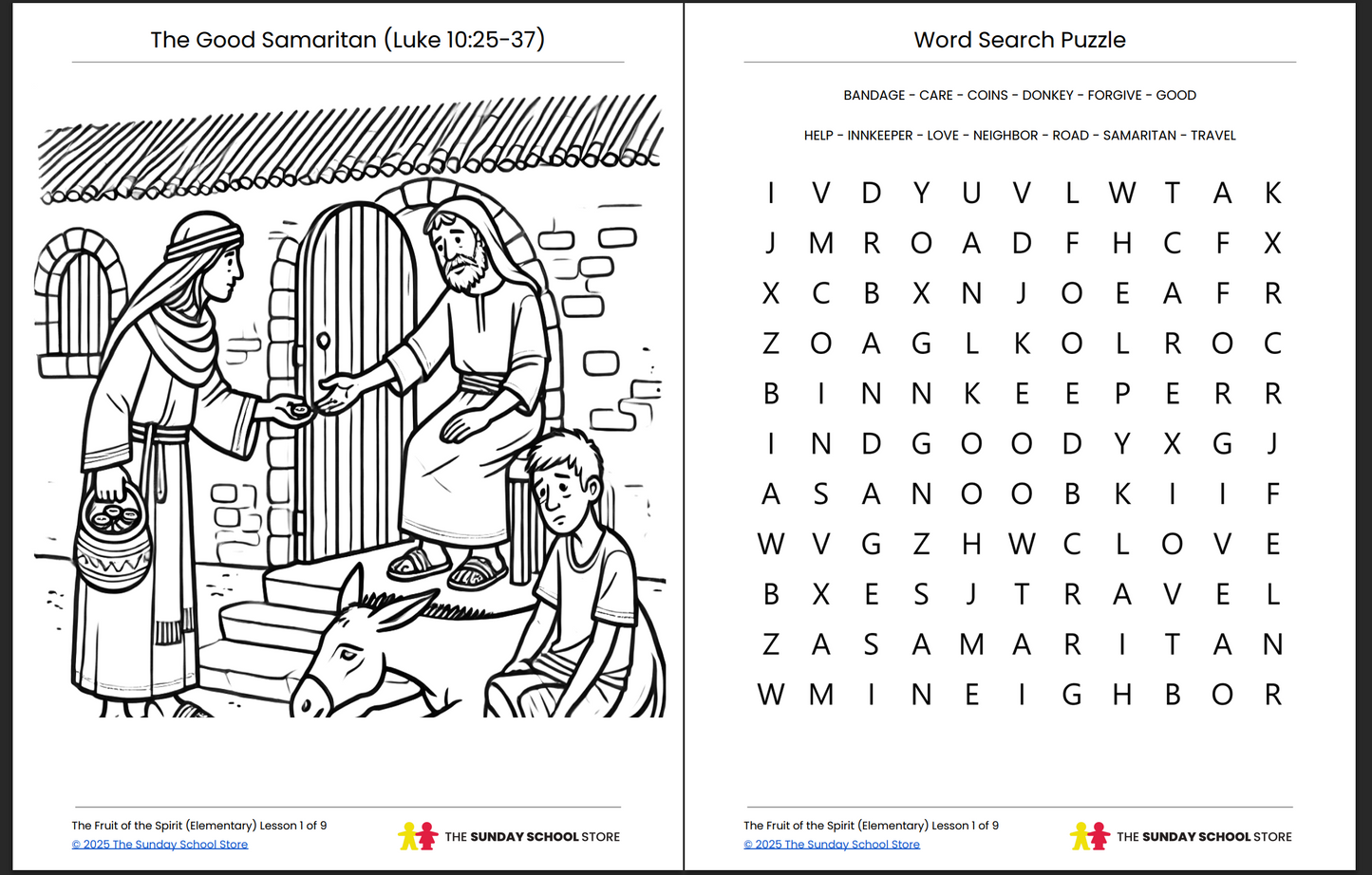 FREE "Fruit of the Spirit" Lesson