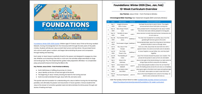 FOUNDATIONS: Sunday School Curriculum for Kid