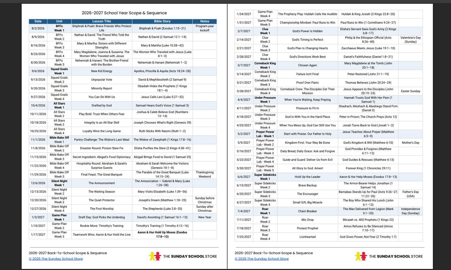Back To School 52-Week Curriculum Bundle Deal (New for 2026)