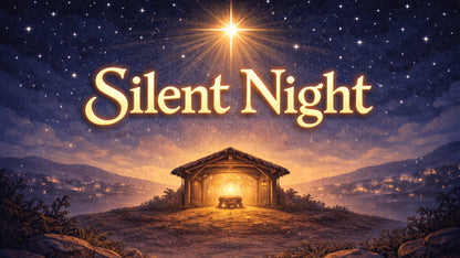 Silent Night 4-week Christmas Sunday school curriculum title graphic