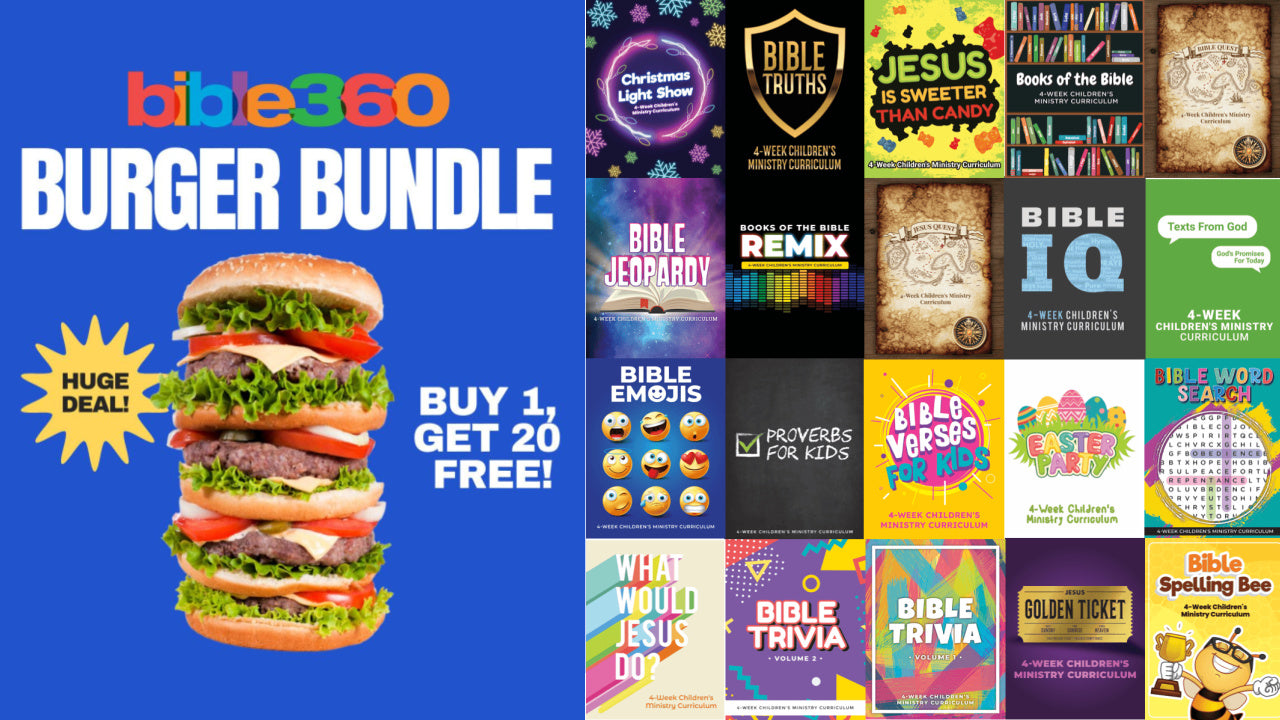 Bible360 Burger Bundle Curriculum Deal