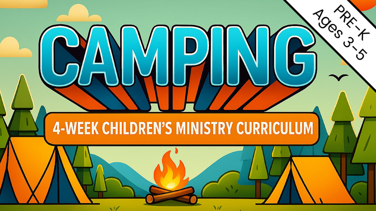 Camping PreK 4-Week Preschool Curriculum (ages 3-5)